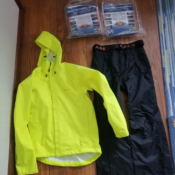 Brand New Men's XS Grundens Weather Watch Waterproof Breathable Jacket and Pants - Picture 13 of 16